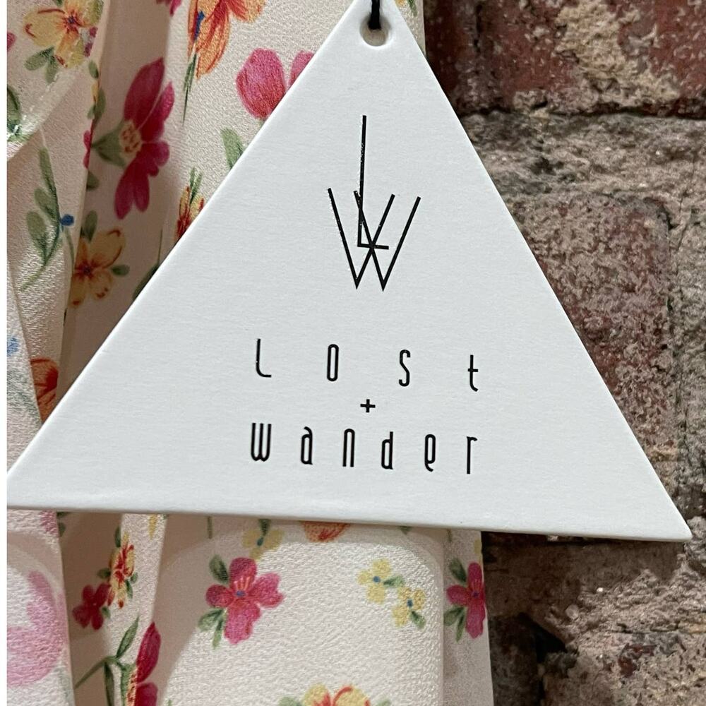 NEW Lost + Wander Floral Ruffle Skirt Size Small - Picture 3 of 8